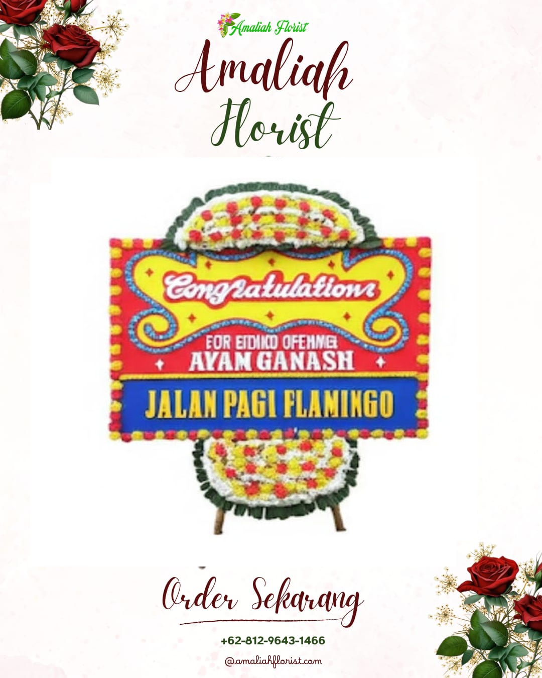 Sewa Papan Bunga Sanggau